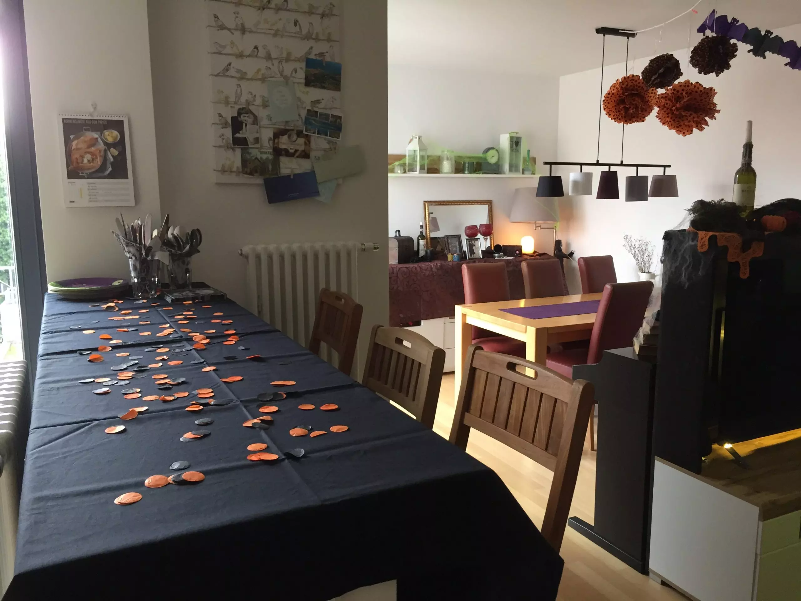 Elegante DIY Halloween Deko Fledermäuse Inneneinrichtung Gothic
