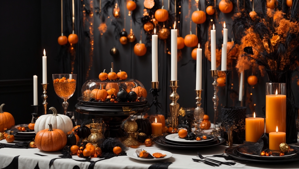 Ein opulent geschmückter Halloween-Tisch: Wie man eine verdammt elegante Halloween Feier ausrichtet Ein opulent geschmückter Halloween-Tisch: Wie man eine verdammt elegante Halloween Feier ausrichtet